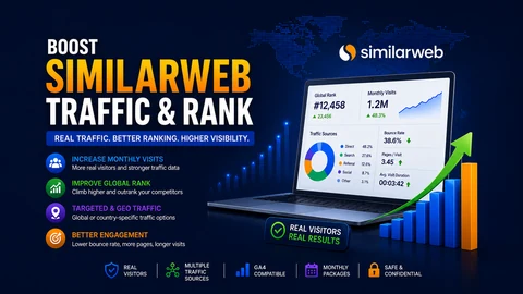 Boost Similarweb Traffic with High-Quality Real Visits That Improve Website Visibility, Ranking, and Traffic Data