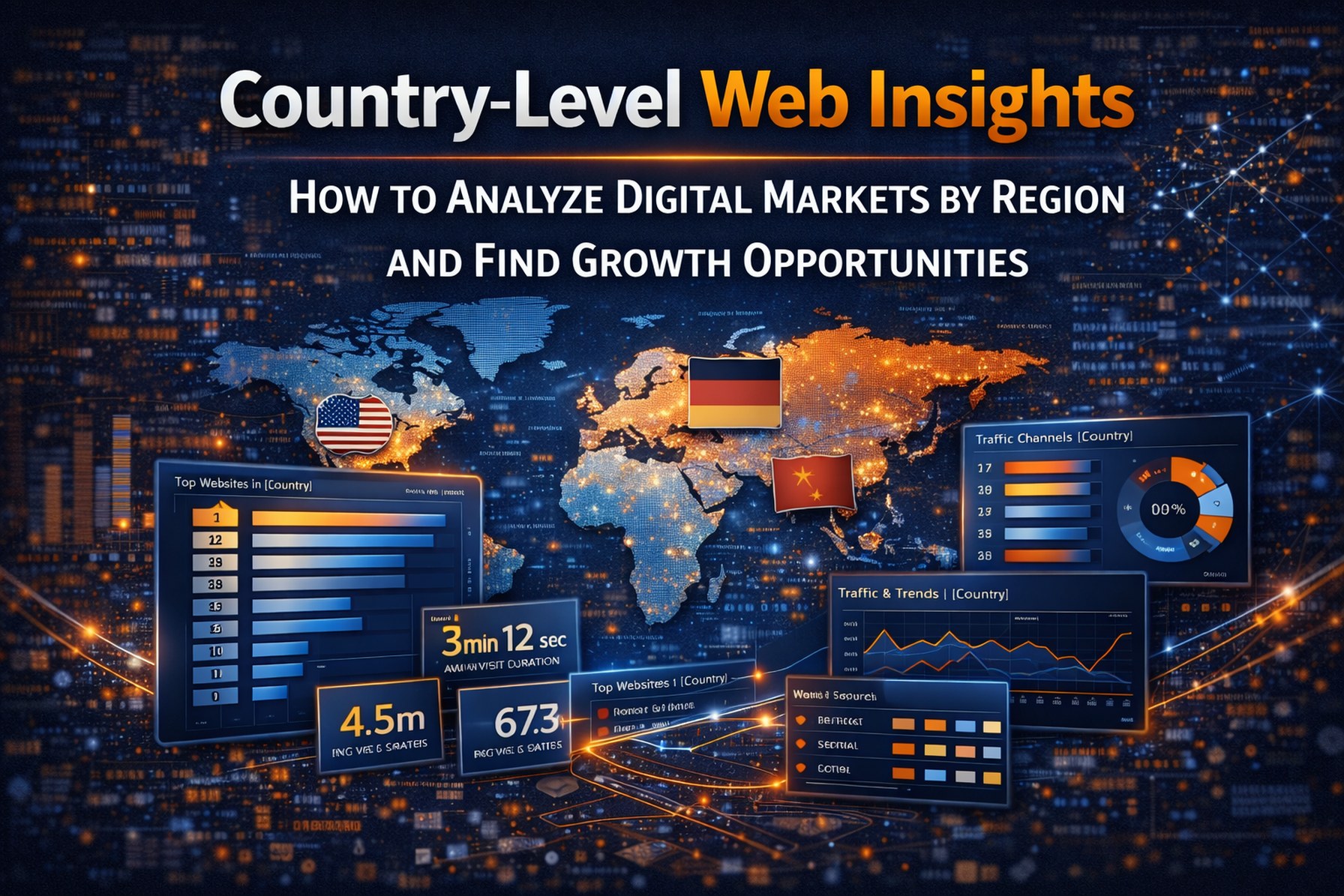 Country-Level Web Insights thumbnail: analyze digital markets by region, compare local leaders, and find growth opportunities.