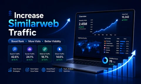 Increase Similarweb Traffic With Real Visitors, Better Engagement and Stronger Website Visibility