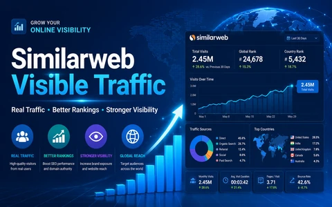 Similarweb Visible Traffic: Buy Real Website Traffic That Can Show Up on Similarweb