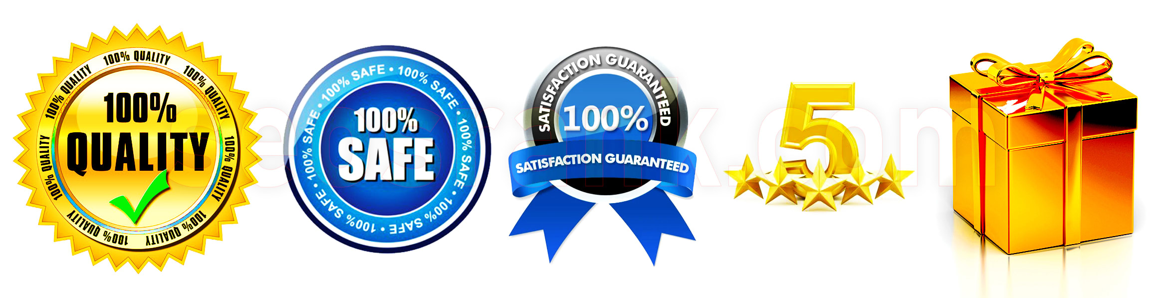 We provide five stars high-quality and safe services with 100% satisfaction guaranteed plus gifts